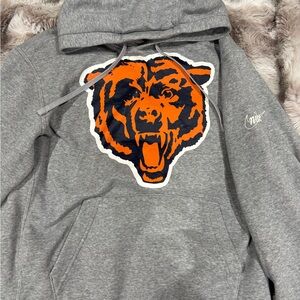 gray nike chicago bears hoodie